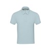 Рубашка поло унисекс "Akoya" из переработанного махрового материала - Cloud Blue