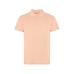 Рубашка поло «Cobain» унисекс, светло-абрикосовый выстиранный