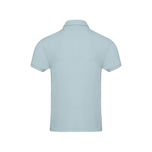 Рубашка поло унисекс "Akoya" из переработанного махрового материала - Cloud Blue