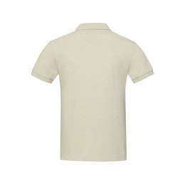 Emerald поло унисекс с коротким рукавом из переработанных материалов Aware™. - Бежевый