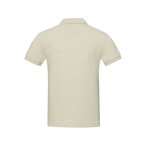 Emerald поло унисекс с коротким рукавом из переработанных материалов Aware™. - Бежевый