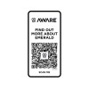 Emerald поло унисекс с коротким рукавом из переработанных материалов Aware™. - Белый