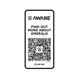 Emerald поло унисекс с коротким рукавом из переработанных материалов Aware™. - Белый