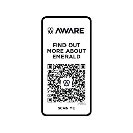 Emerald поло унисекс с коротким рукавом из переработанных материалов Aware™. - Нейви