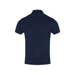 Рубашка поло унисекс "Akoya" из переработанного махрового материала - Темно - синий