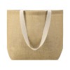 Сумка Jute джутовая с широким дном, натуральный