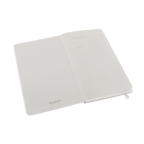 Записная книжка Moleskine Classic (нелинованный) в твердой обложке, Large (13х21см), белый
