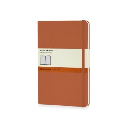 Записная книжка Moleskine Classic (в линейку) в твердой обложке, Large (13х21см), оранжевый коралл