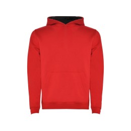 Толстовка с капюшоном "Urban" детская, красный/черный