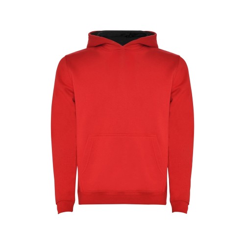 Толстовка с капюшоном "Urban" детская, красный/черный