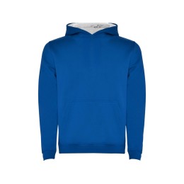 Толстовка с капюшоном "Urban" детская, королевский синий/белый