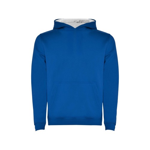 Толстовка с капюшоном "Urban" детская, королевский синий/белый