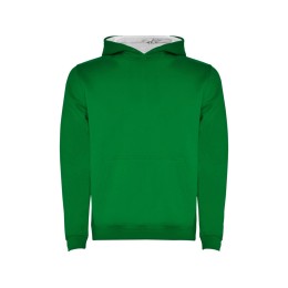 Толстовка с капюшоном "Urban" детская, зеленый/белый