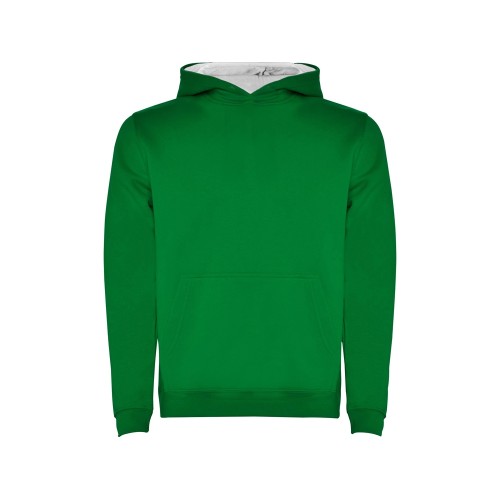 Толстовка с капюшоном "Urban" детская, зеленый/белый