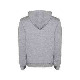 Толстовка с капюшоном "Urban" детская, серый меланж/черный