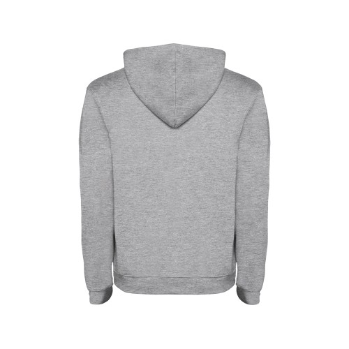 Толстовка с капюшоном "Urban" детская, серый меланж/черный