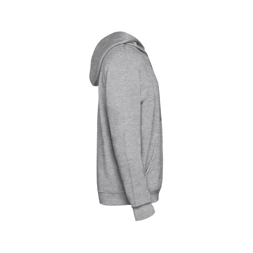 Толстовка с капюшоном "Urban" детская, серый меланж/черный