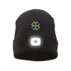 Лыжная шапка со светодиодом, черный