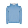 Толстовка с капюшоном "Urban" детская, небесно-голубой/белый