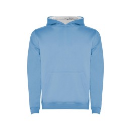 Толстовка с капюшоном "Urban" детская, небесно-голубой/белый