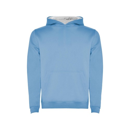 Толстовка с капюшоном "Urban" детская, небесно-голубой/белый