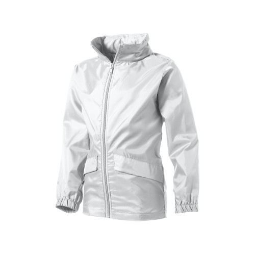 Ветровка "Miami" детская с чехлом, белый