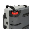 Сумка на колесах TORBER РИТМ, серый, полиэстер 900D с PU покрытием, 49 x 35,5 x 26 см, 35 л