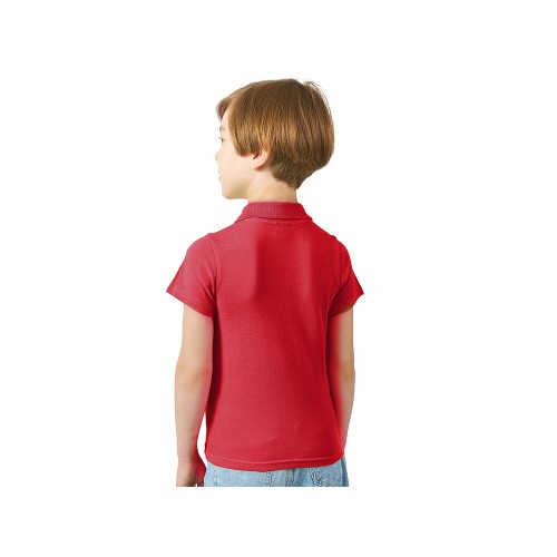 Рубашка поло "First" детская, красный