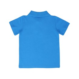 Рубашка поло "First" детская, голубой