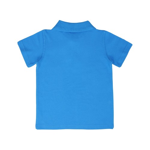 Рубашка поло "First" детская, голубой