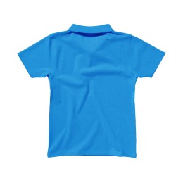 Рубашка поло "First" детская, голубой