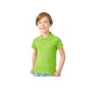 Рубашка поло "First" детская, зеленое яблоко