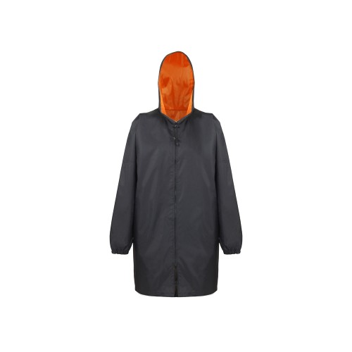 Дождевик «Bi-color» унисекс, оранжевый/черный