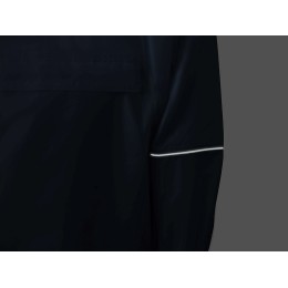 Дождевик - пончо "Galaxy" со светоотражающими элементами, темно-синий