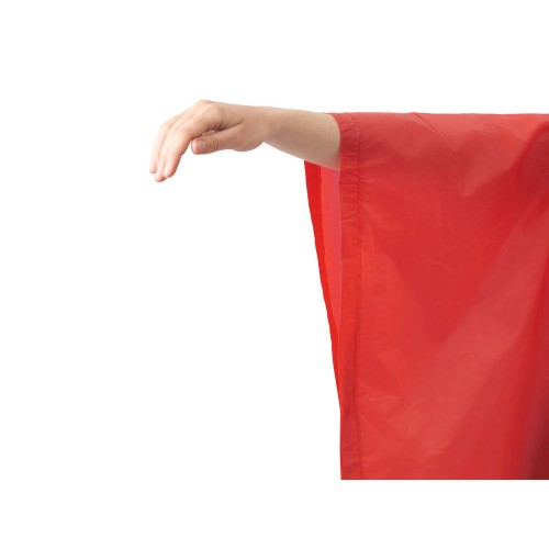 Пончо «Hawaii» c чехлом унисекс, красный