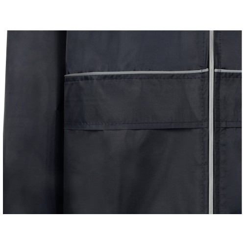 Дождевик "Sunshine" со светоотражающими кантами, темно-синий, размер  XS/S