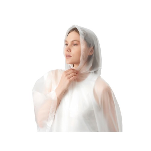 Пончо «Hawaii» c чехлом унисекс, белый