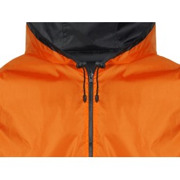 Дождевик «Bi-color» унисекс, оранжевый/черный