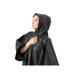 Пончо «Hawaii» c чехлом унисекс, черный