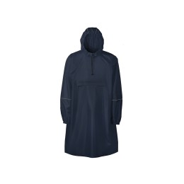 Дождевик - пончо "Galaxy" со светоотражающими элементами, темно-синий