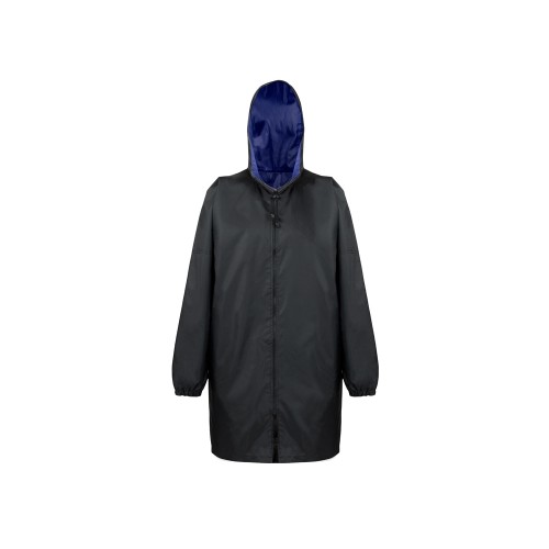 Дождевик «Bi-color» унисекс, синий классический/черный