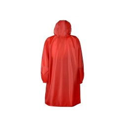 Дождевик - пончо "Galaxy" со светоотражающими элементами, красный