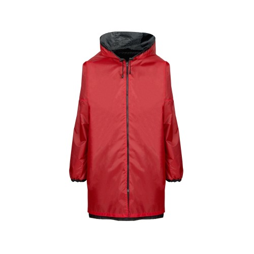 Дождевик «Bi-color» унисекс, красный/черный