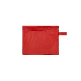 Пончо «Hawaii» c чехлом унисекс, красный