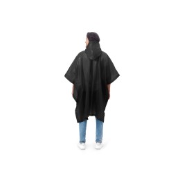 Пончо «Hawaii» c чехлом унисекс, черный