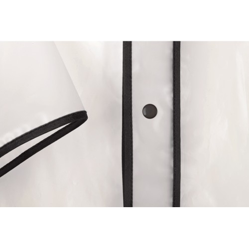 Дождевик "Providence", прозрачный/черный с чехлом