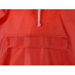 Дождевик - пончо "Galaxy" со светоотражающими элементами, красный