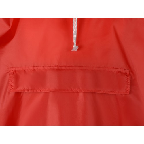 Дождевик - пончо "Galaxy" со светоотражающими элементами, красный