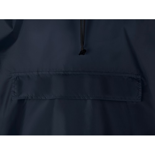 Дождевик - пончо "Galaxy" со светоотражающими элементами, темно-синий