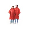 Пончо «Hawaii» c чехлом унисекс, красный